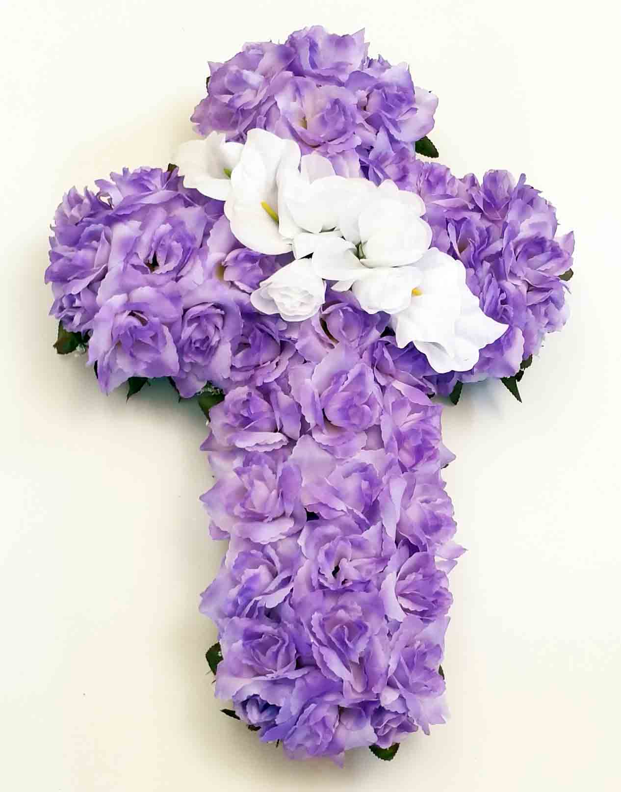 Artificial Flower Cross