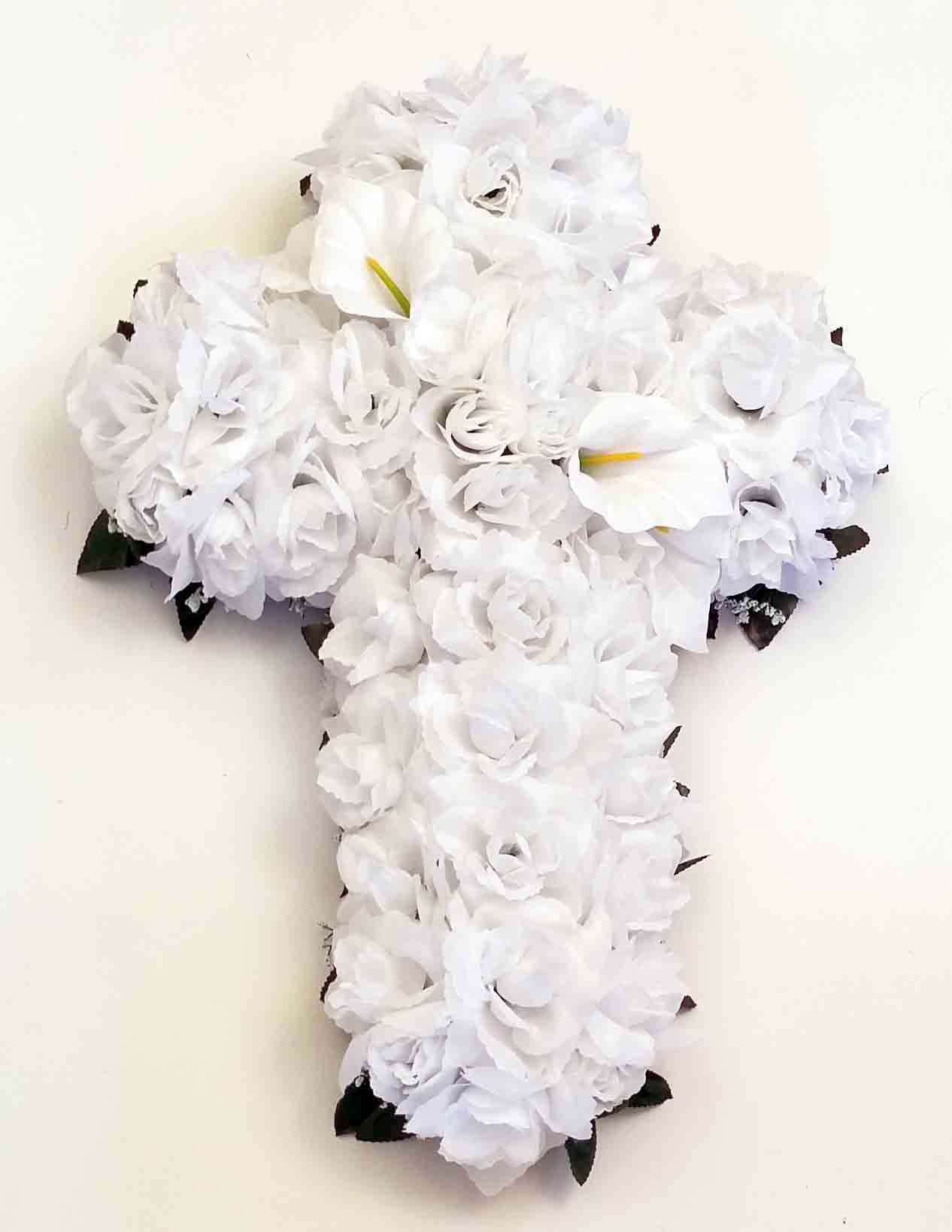 Artificial flower cross