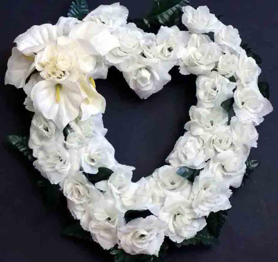 Artificial flower heart