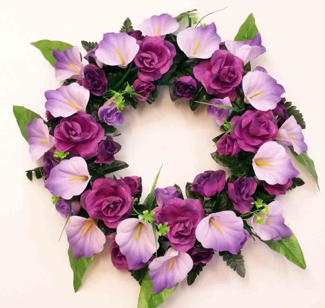 Artificial Flower Wreath