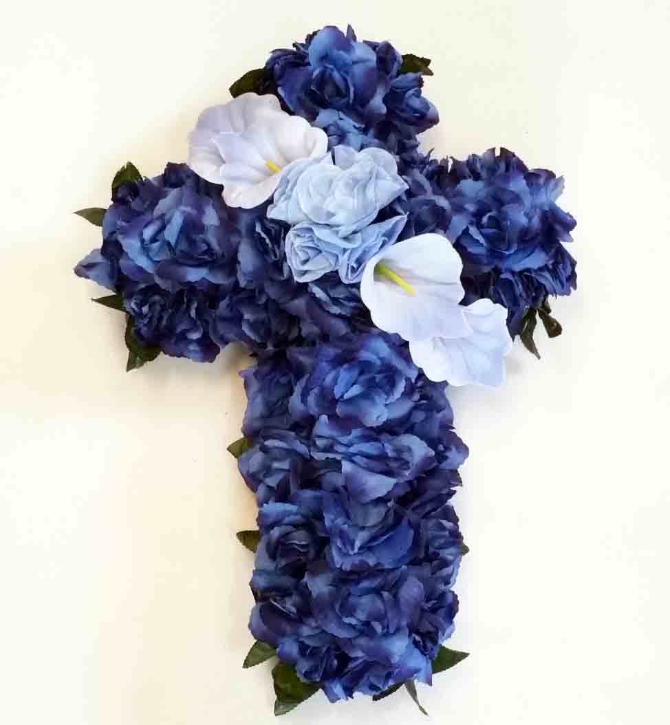 Artificial Flower Cross