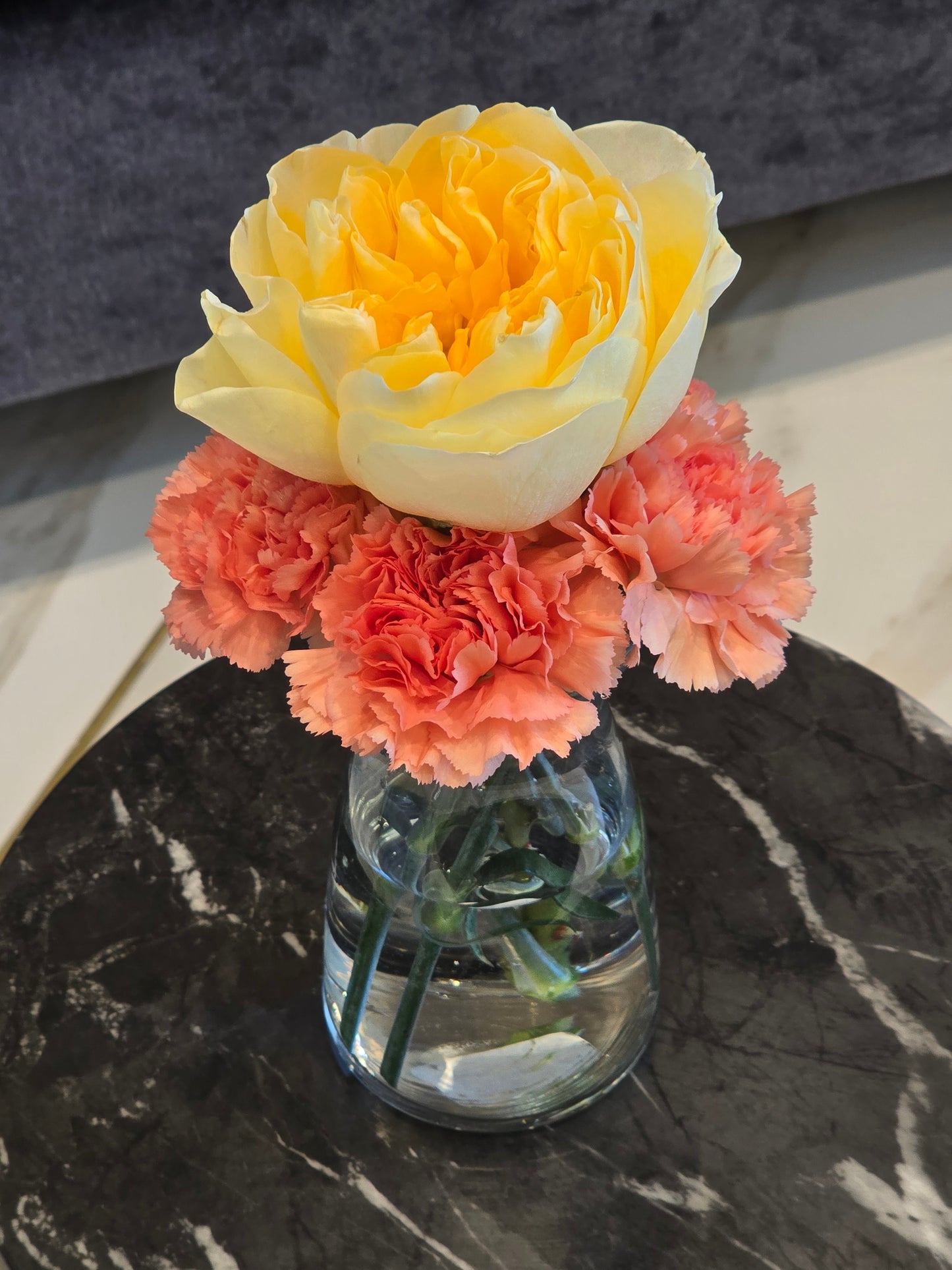 Carnation/Rose Centrepiece