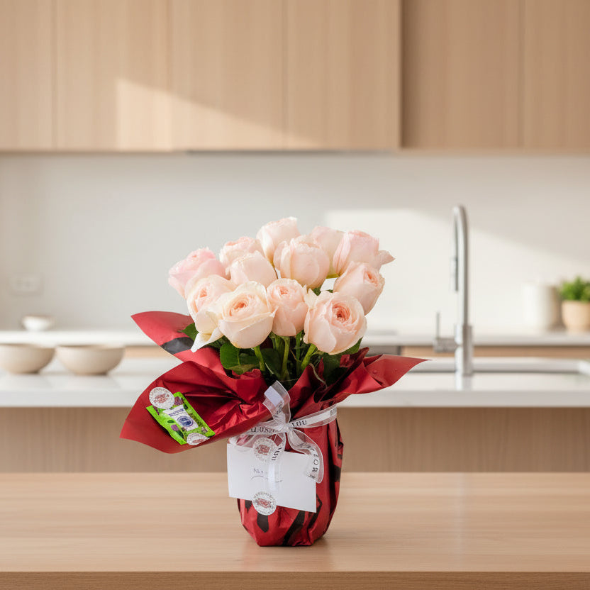 12 Juliette garden roses