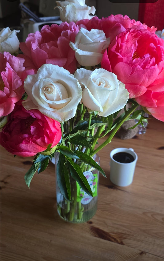 Peonies and Rose Mix