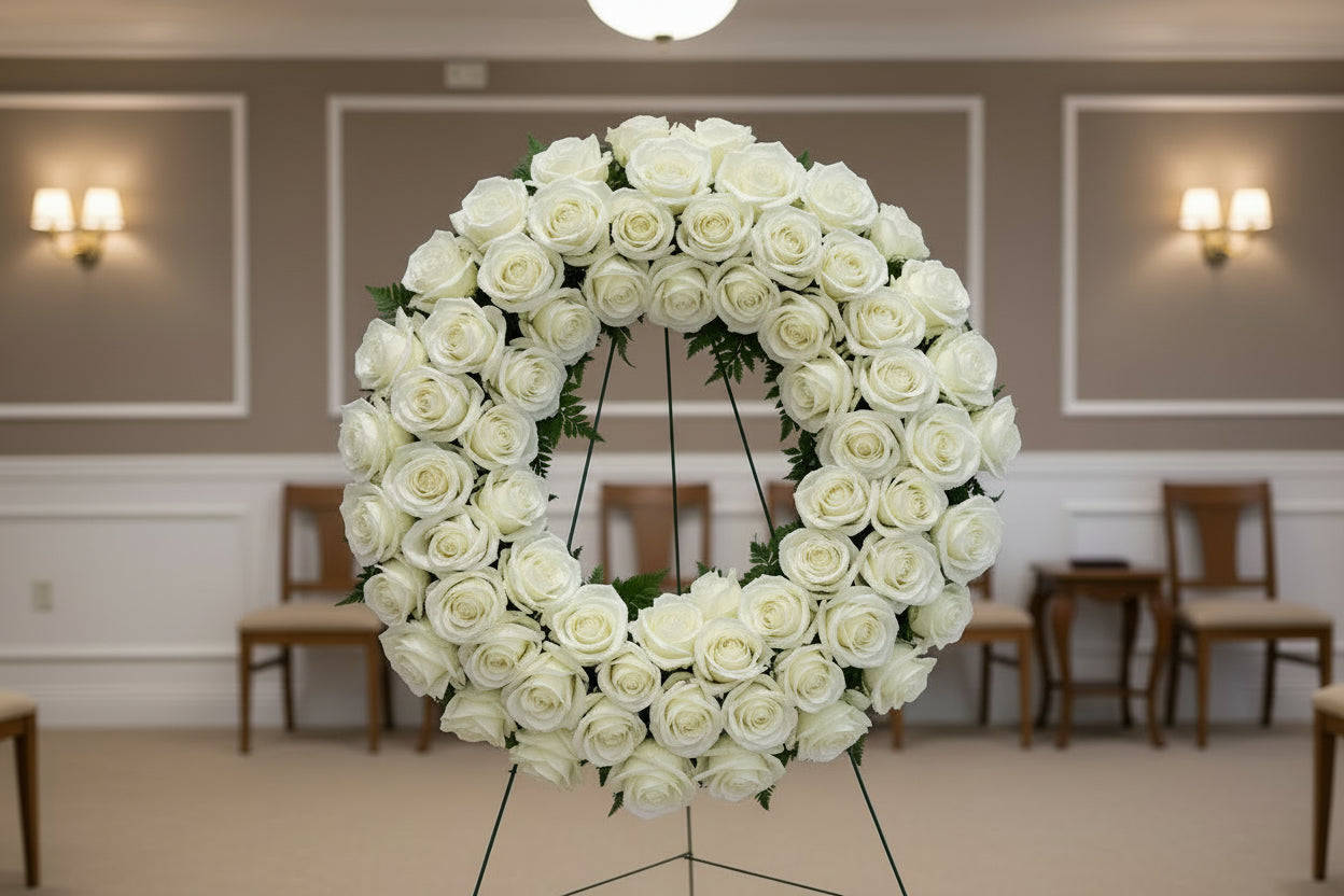 Circle Funeral Arrangement